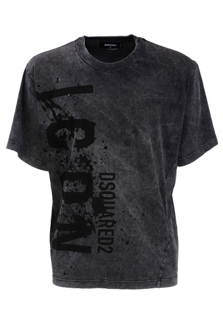 Shop DSQUARED2 Saldi T-shirt: DSQUARED2 T-Shirt girocollo in jersey di cotone.
Vestibilità regular.
Maniche corte.
Stampa lettering "DSQUARED2 ICON".
Effetto destroy.
Composizione: 100% cotone.
Made in Italy.. S79GC0085 S21600-814